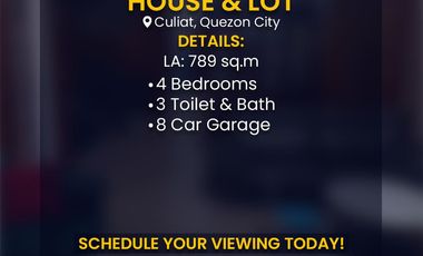 HOUSE AND LOT FOR SALE IN CULIAT QUEZON CITY INSIDE SUBDIVISION