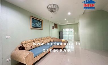 2-storey townhouse, 24.3 sq.w., Ratchapruek Village, Pratunam Phra In, Phase 2, Soi Payom 15, Phahonyothin Road, Khlong Raphiphat Road, Wang Noi, Phra