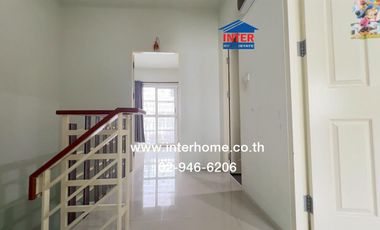 2-storey townhouse, 24.3 sq.w., Ratchapruek Village, Pratunam Phra In, Phase 2, Soi Payom 15, Phahonyothin Road, Khlong Raphiphat Road, Wang Noi, Phra