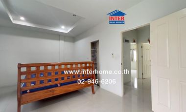 2-storey townhouse, 24.3 sq.w., Ratchapruek Village, Pratunam Phra In, Phase 2, Soi Payom 15, Phahonyothin Road, Khlong Raphiphat Road, Wang Noi, Phra