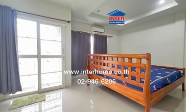 2-storey townhouse, 24.3 sq.w., Ratchapruek Village, Pratunam Phra In, Phase 2, Soi Payom 15, Phahonyothin Road, Khlong Raphiphat Road, Wang Noi, Phra