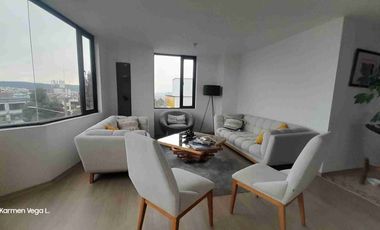 Arriendo Departamento Moderno, 3 Habitaciones, 200m2, No Amoblado, Linda Vista, Edificio Seguro, Ascensor