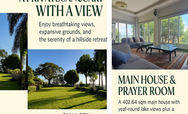 FOR SALE Private Family Compound with Breathtaking Lake Views & Expansion Potential – 1 Hectare