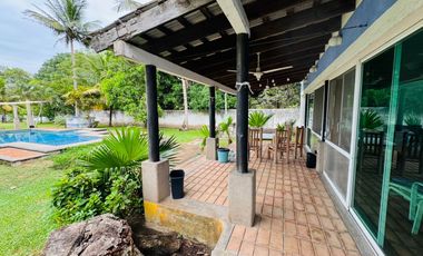 Casa de Descanso en Veracruz con Alberca y Salida Al Río Loc. La Posta