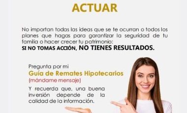 DEPTO EN REMATE BANCARIOS VISTAS DEL PEDREGAL CDMX CLV