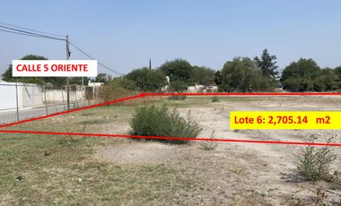 Venta terreno de 600 m2, en Xochitlán Todos Santos, Puebla