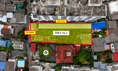 Rare Opportunity in the Heart of Rama 3! Affordable Price! Vacant Land for Sale – 298.5 Sq. Wah on Charoen Krung 107, Bang Kho Laem Perfect for develo