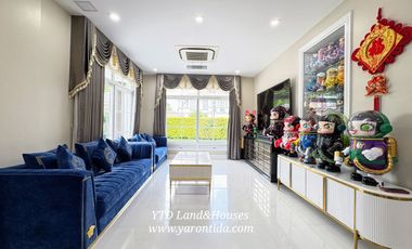 Luxury house For Sale at Nantawan Bangna km7, corner unit, L-Size