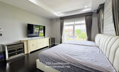Luxury house For Sale at Nantawan Bangna km7, corner unit, L-Size