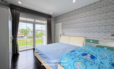 Luxury house For Sale at Nantawan Bangna km7, corner unit, L-Size