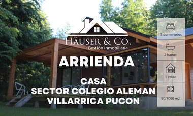 Práctica Casa 3dorm 2 baños a solo min del nuevo Hospital de Villarrica
