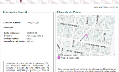 DEPARTAMENTO EN RECUPERACION BANCARIA EN AJUSCO 38 B.J. CDMX