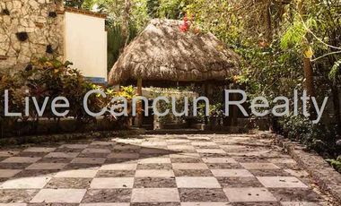 CASA ESTILO MEXICANO EN EL RESIDENCIAL ECOLOGICO Y EXCLUSIVO EL RAMONAL , EN CANCUN