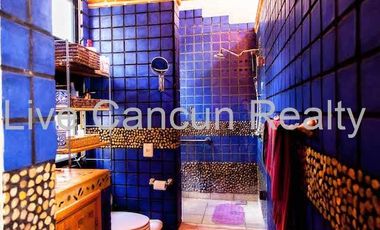 CASA ESTILO MEXICANO EN EL RESIDENCIAL ECOLOGICO Y EXCLUSIVO EL RAMONAL , EN CANCUN