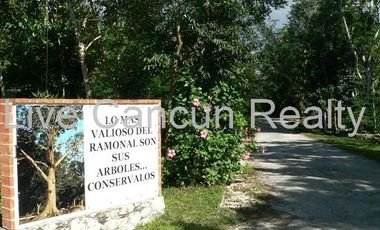 CASA ESTILO MEXICANO EN EL RESIDENCIAL ECOLOGICO Y EXCLUSIVO EL RAMONAL , EN CANCUN
