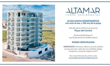 Venta Dos departamentos de lujo Playas del Conchal Veracruz