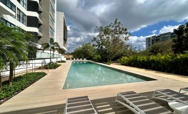Departamento en renta en Vía Montejo Torre Indico en Mérida Yucatán zona norte