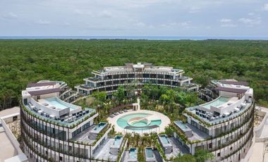 Mistiq Temple II, A111. Loft en Región 15, Tulum.