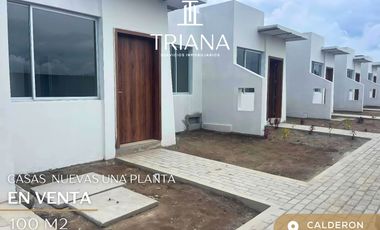 CASAS NUEVAS EN VENTA VIA MARIANITAS CALDERON QUITO