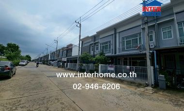 2-storey townhouse, 21.7 sq.w., The Cube Town Village, Lam Luk Ka, near BTS Khu Khot, near Phian Non Market, Phian Non Alley, Lam Luk Ka Road, Lam Luk