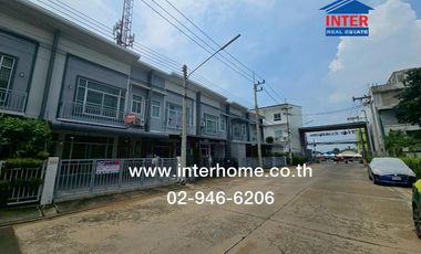2-storey townhouse, 21.7 sq.w., The Cube Town Village, Lam Luk Ka, near BTS Khu Khot, near Phian Non Market, Phian Non Alley, Lam Luk Ka Road, Lam Luk