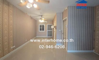 2-storey townhouse, 21.7 sq.w., The Cube Town Village, Lam Luk Ka, near BTS Khu Khot, near Phian Non Market, Phian Non Alley, Lam Luk Ka Road, Lam Luk