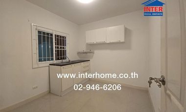 2-storey townhouse, 21.7 sq.w., The Cube Town Village, Lam Luk Ka, near BTS Khu Khot, near Phian Non Market, Phian Non Alley, Lam Luk Ka Road, Lam Luk