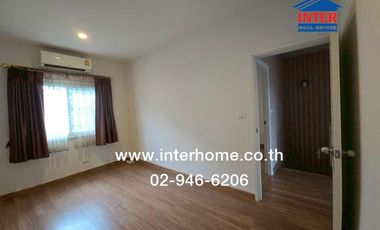 2-storey townhouse, 21.7 sq.w., The Cube Town Village, Lam Luk Ka, near BTS Khu Khot, near Phian Non Market, Phian Non Alley, Lam Luk Ka Road, Lam Luk