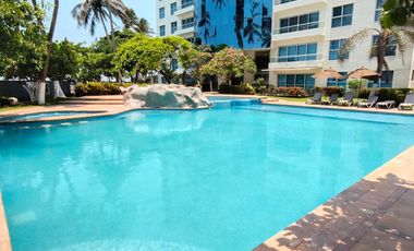 Departamento en 5to. piso de 3 recámaras en Torre Veramar con hermosa vista al mar