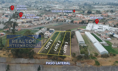 Venta de terrenos en Izamba- 3 lotes