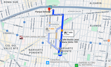 Departamento en Venta Narvarte Oriente Benito Juárez CDMX