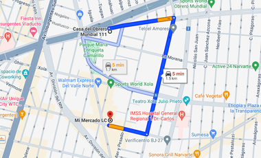 Departamento en Venta del Valle Centro Benito Juárez CDMX
