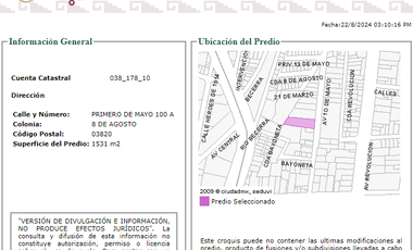 Departamento en Venta 8 de Mayo Benito Juárez CDMX