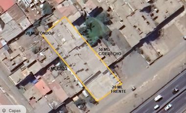 VENDO CASA C/TERRENO AT 1000 M2 AV PANAMERICANA NORTE OCASION