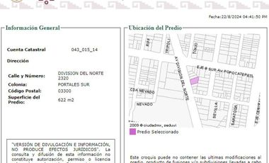 HERMOSO DEPARTAMENTO EN VENTA DE RECUPERACION BANCARIA EN PORTALES SUR, BENITO JUAREZ, CDMX.