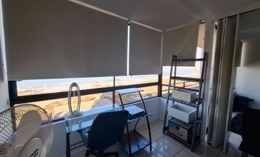 Vende Dpto 1 D. 1 B, Amoblado, promera línea, vista al Mar Edificio Delfines Iquique