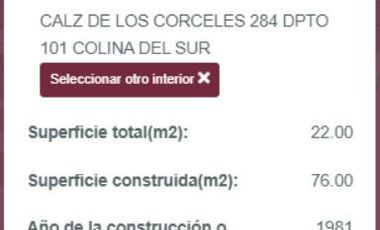 HERMOSO DEPARTAMENTO EN VENTA DE RECUPERACION BANCARIA EN COLINA DEL SUR, ÁLVARO OBREGÓN, CDMX.