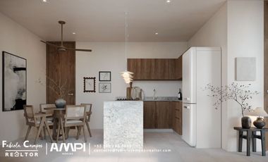 Departamento de 2 recámaras en Mérida Yucatán- entrega MAYO 2027