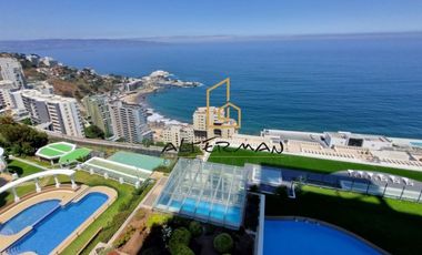 Espectacular Vista Al Mar, Con O Sin Muebles, Reñaca