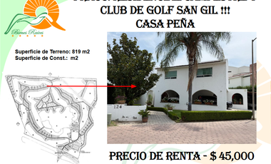 16.2 CASA EN RENTA EN SAN GIL COMPLETAMENTE AMUEBLADA - PASEO DEL ABANICO 124