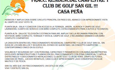 16.2 CASA EN RENTA EN SAN GIL COMPLETAMENTE AMUEBLADA - PASEO DEL ABANICO 124