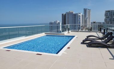 Se Vende o Arrienda Espectacular Apartamento frente al mar.