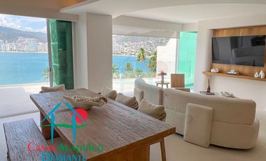 Departamento frente al mar con terraza y acabados de lujo