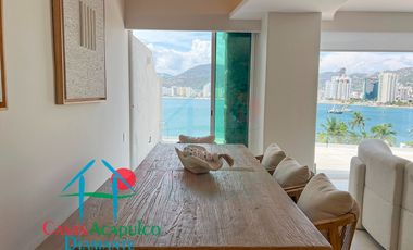 Departamento frente al mar con terraza y acabados de lujo