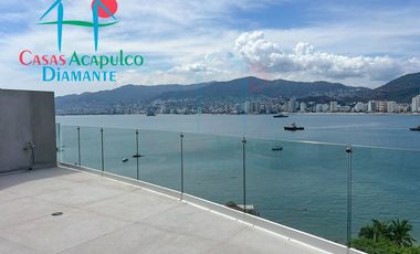 Departamento frente al mar con terraza y acabados de lujo