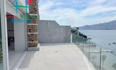 Departamento frente al mar con terraza y acabados de lujo