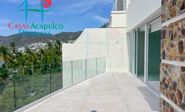 Departamento frente al mar con terraza y acabados de lujo