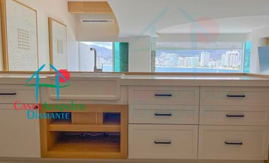 Departamento frente al mar con terraza y acabados de lujo