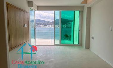 Departamento frente al mar con terraza y acabados de lujo