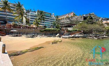 Departamento frente al mar con terraza y acabados de lujo